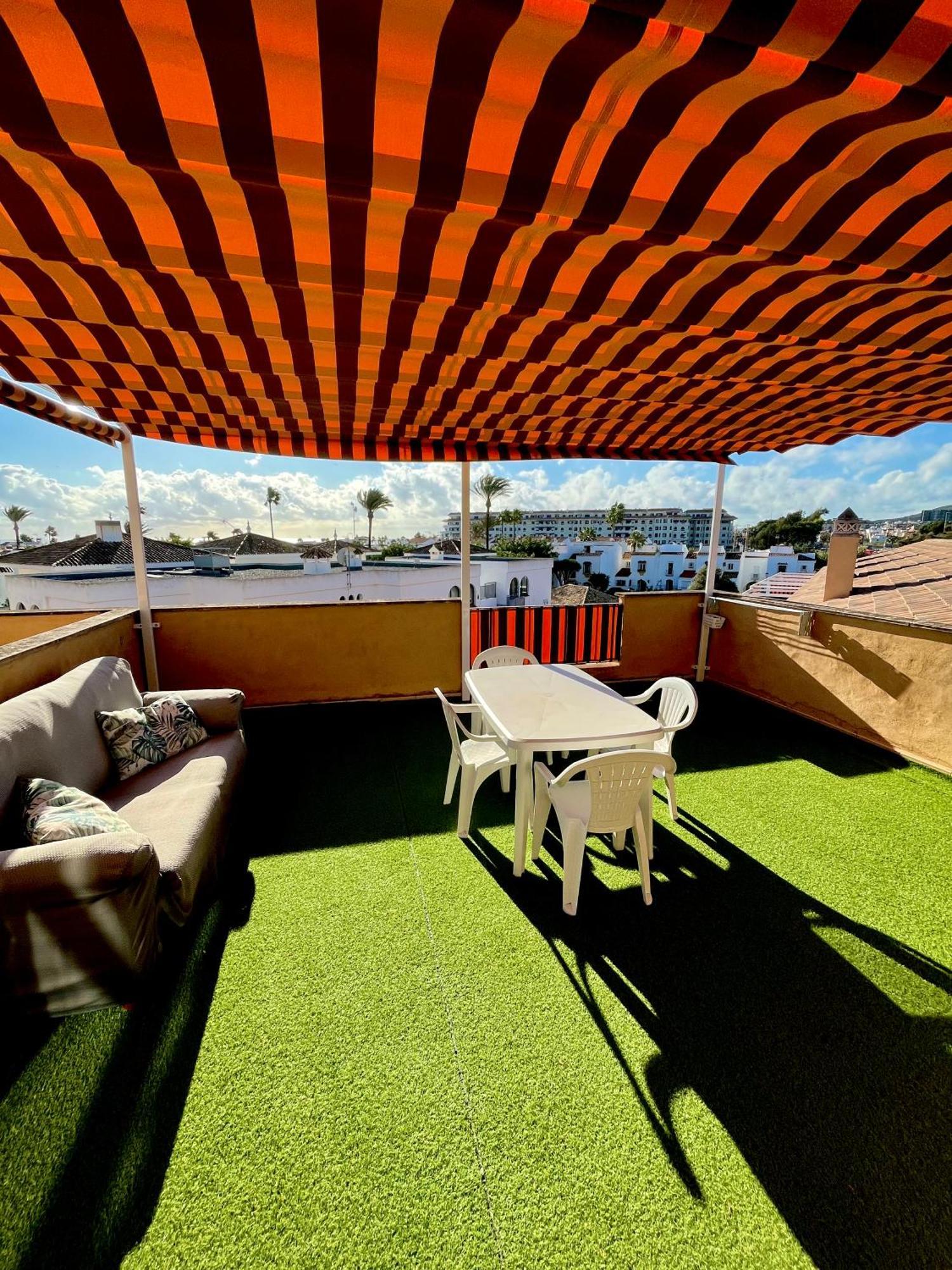 Апартаменты Atico Con Gran Terraza A 50 Metros De La Playa De Casares Сан-Луис-де-Сабинильяс Экстерьер фото